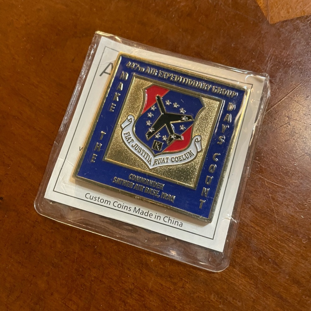 Challenge Coin U.S. AIR FORCE  CHALLENGE COIN 447th Air Expeditionary Group